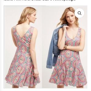 Anthropologie HD Medallion South Island Dress